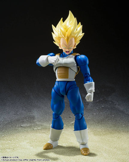 Dragon Ball Z - Super Saiyan Vegeta - Awakened Super Saiyan Blood S.H.Figuarts Figure (Bandai Spirits) (re-run) — product image 2