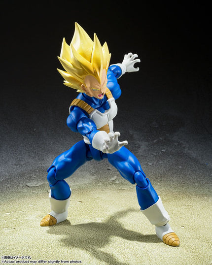 Dragon Ball Z - Super Saiyan Vegeta - Awakened Super Saiyan Blood S.H.Figuarts Figure (Bandai Spirits) (re-run) — product image 3