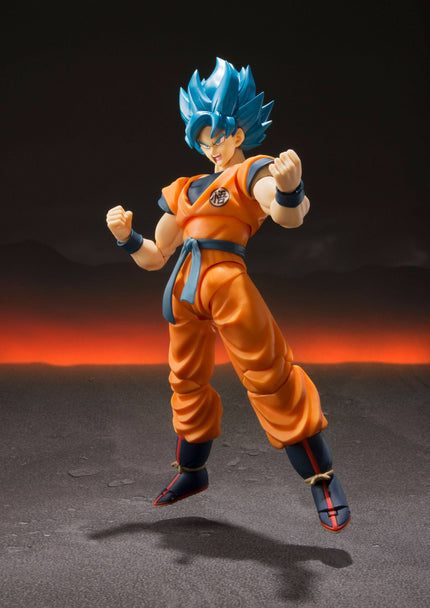 Dragon Ball Super: Broly - Super Saiyan Blue Son Goku - S.H.Figuarts Figure (Bandai Spirits) (re-run) — product image 2