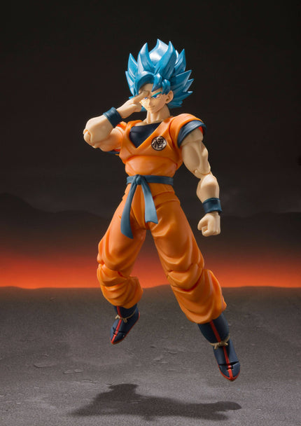 Dragon Ball Super: Broly - Super Saiyan Blue Son Goku - S.H.Figuarts Figure (Bandai Spirits) (re-run) — product image 4