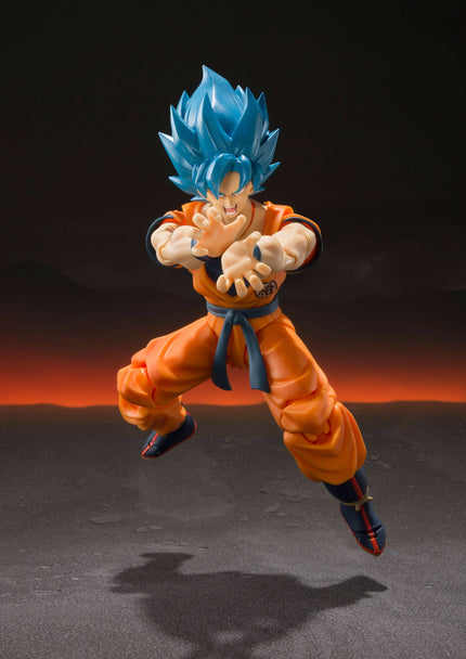 Dragon Ball Super: Broly - Super Saiyan Blue Son Goku - S.H.Figuarts Figure (Bandai Spirits) (re-run) — product image 5