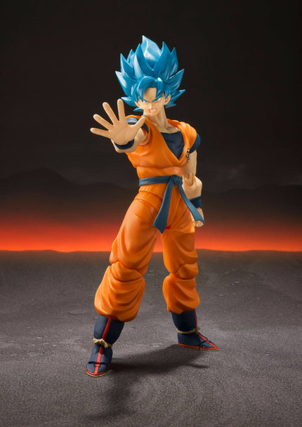 Dragon Ball Super: Broly - Super Saiyan Blue Son Goku - S.H.Figuarts Figure (Bandai Spirits) (re-run) — product image 7
