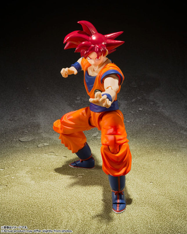 Dragon Ball Super - Super Saiyan God Son Goku - Saiyan God Instilled with the Light of Righteous Hearts S.H.Figuarts Figure (Bandai Spirits) — product image 2