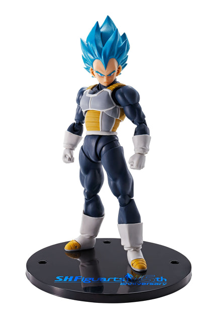 Dragon Ball Super - Super Saiyan Blue Vegeta - 15th Anniversary Ver. S.H.Figuarts Figure (Bandai Spirits) — product image 3