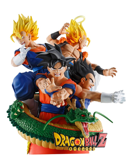 Dragon Ball Z - Son Goku, Vegeta, Vegito, Gogeta & Shenron - Dracap RE:BIRTH 02 Petitrama DX Figure (MegaHouse) — product image 2