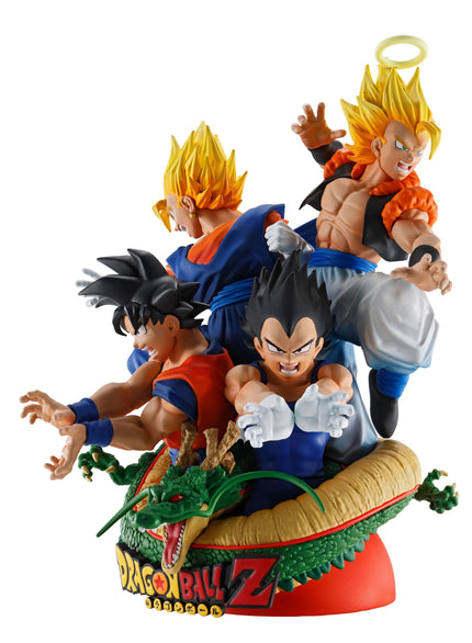 Dragon Ball Z - Son Goku, Vegeta, Vegito, Gogeta & Shenron - Dracap RE:BIRTH 02 Petitrama DX Figure (MegaHouse) — product image 3