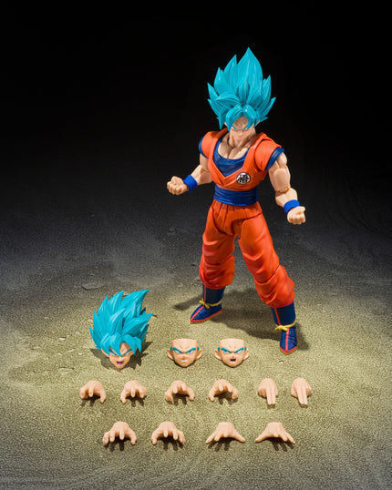 Dragon Ball Super - Super Saiyan Blue Son Goku - Blue Power Transcending Limits S.H.Figuarts Figure (Bandai Spirits) — product image 6