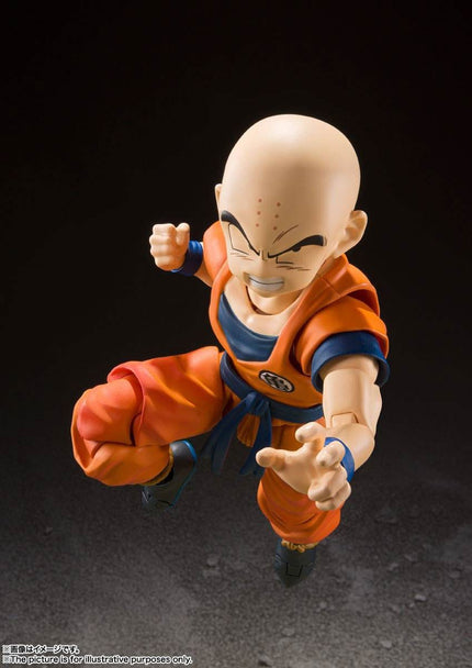 Dragon Ball Z - Krillin - Earth's Strongest Man S.H.Figuarts Figure (Bandai Spirits) (re-run) — product image 1