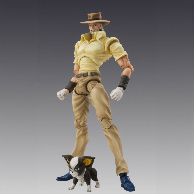 JoJo's Bizarre Adventure: Stardust Crusaders - Joseph Joestar, Iggy & Hermit Purple - #17 Super Action Statue Figure (Medicos Entertainment) — product image 1