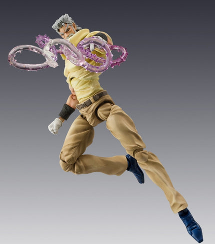 JoJo's Bizarre Adventure: Stardust Crusaders - Joseph Joestar, Iggy & Hermit Purple - #17 Super Action Statue Figure (Medicos Entertainment) — product image 2