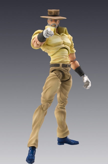 JoJo's Bizarre Adventure: Stardust Crusaders - Joseph Joestar, Iggy & Hermit Purple - #17 Super Action Statue Figure (Medicos Entertainment) — product image 4