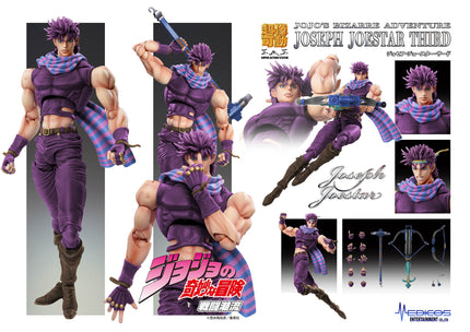 JoJo's Bizarre Adventure: Battle Tendency - Joseph Joestar - Third Color Ver. Super Action Statue Figure (Medicos Entertainment) — product image 9