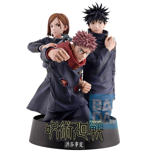 Jujutsu Kaisen - Yuji Itadori, Megumi Fushiguro & Nobara Kugisaki - Shibuya Incident Memorial Ichibansho Figure (Banpresto) — product image 1