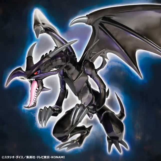 Konami Equal Arts Red-Eyes Black Dragon figure from Yu-Gi-Oh!, promotional close-up