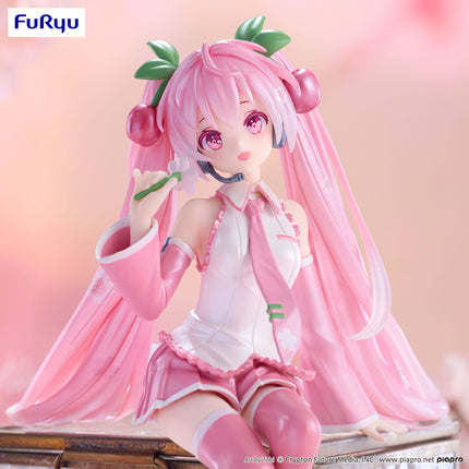 Hatsune Miku - Sakura Miku 2024 Pearl Color - Noodle Stopper Figure (Furyu) — product image 2