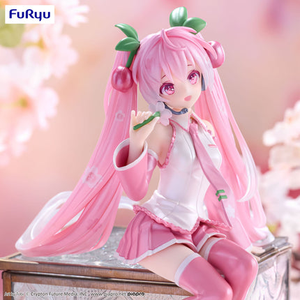 Hatsune Miku - Sakura Miku 2024 Pearl Color - Noodle Stopper Figure (Furyu) — product image 3