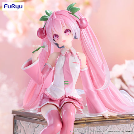 Hatsune Miku - Sakura Miku 2024 Pearl Color - Noodle Stopper Figure (Furyu) — product image 4
