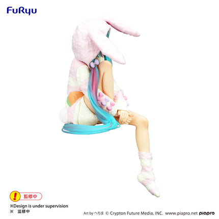 Hatsune Miku - Rabbit Ear Hood Pajama - Noodle Stopper Figure (Furyu) — product image 3