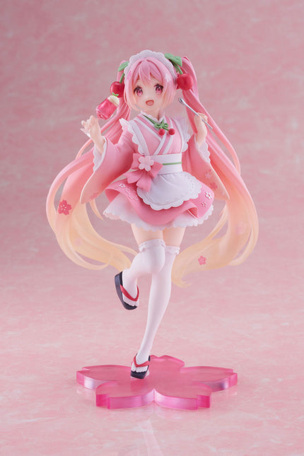 Hatsune Miku - Sakura Miku Japanese Cafe Ver. - Coreful Figure (Taito) — product image 1