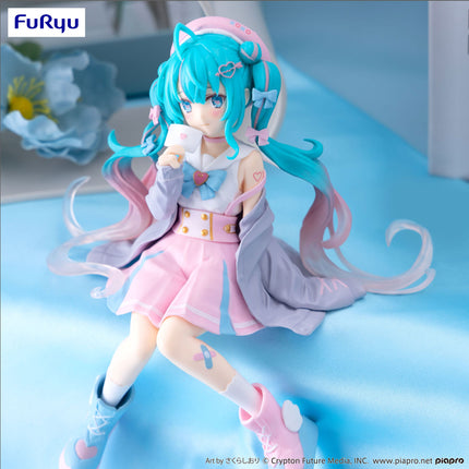Hatsune Miku - Love Sailor Grey Color - Noodle Stopper Figure (Furyu) — product image 2
