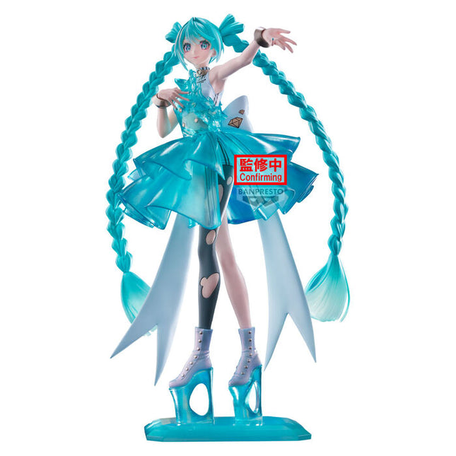 Hatsune Miku - Emerald Gem - Evolve Clearluxe Figure (Banpresto) — product image 1
