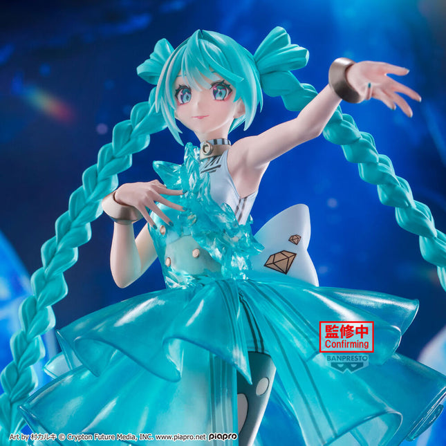 Hatsune Miku - Emerald Gem - Evolve Clearluxe Figure (Banpresto) — product image 2