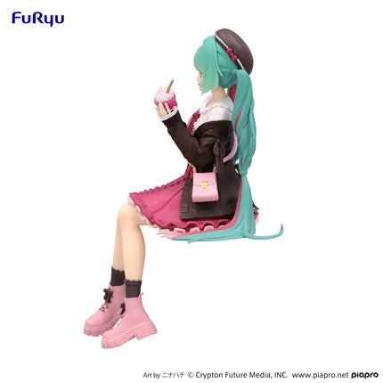 Hatsune Miku - Autumn Date Pink Color - Noodle Stopper Figure (Furyu) — product image 3