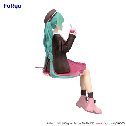Hatsune Miku - Autumn Date Pink Color - Noodle Stopper Figure (Furyu) — product image 4