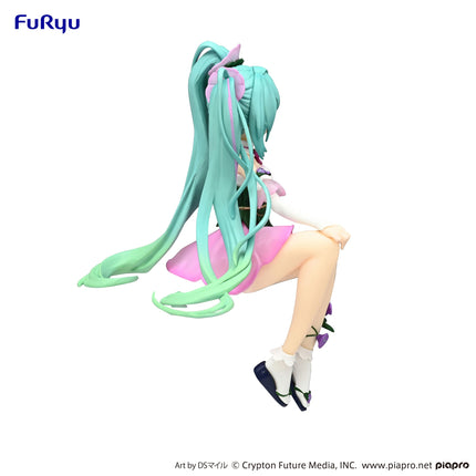 Hatsune Miku - Flower Fairy Morning Glory Pink Color - Noodle Stopper Figure (Furyu) — product image 5