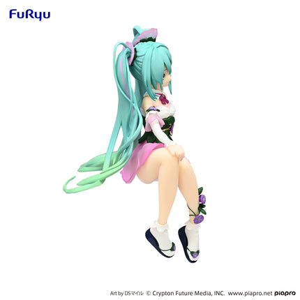 Hatsune Miku - Flower Fairy Morning Glory Pink Color - Noodle Stopper Figure (Furyu) — product image 6