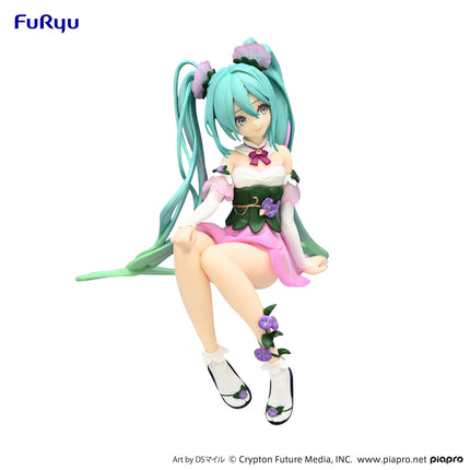 Hatsune Miku - Flower Fairy Morning Glory Pink Color - Noodle Stopper Figure (Furyu) — product image 8