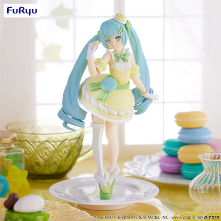 Hatsune Miku - SweetSweets Macaron Citron Color - Exceed Creative Figure (Furyu) — product image 1