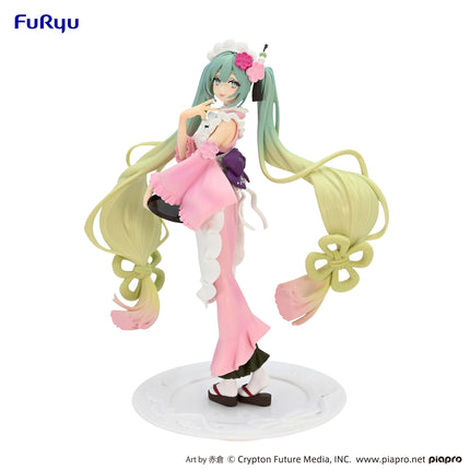 Hatsune Miku - SweetSweets Matcha Green Tea Parfait Cherry Blossom - Exceed Creative Figure (Furyu) — product image 1