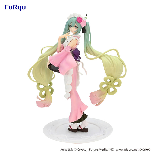 Hatsune Miku - SweetSweets Matcha Green Tea Parfait Cherry Blossom - Exceed Creative Figure (Furyu) — product image 1