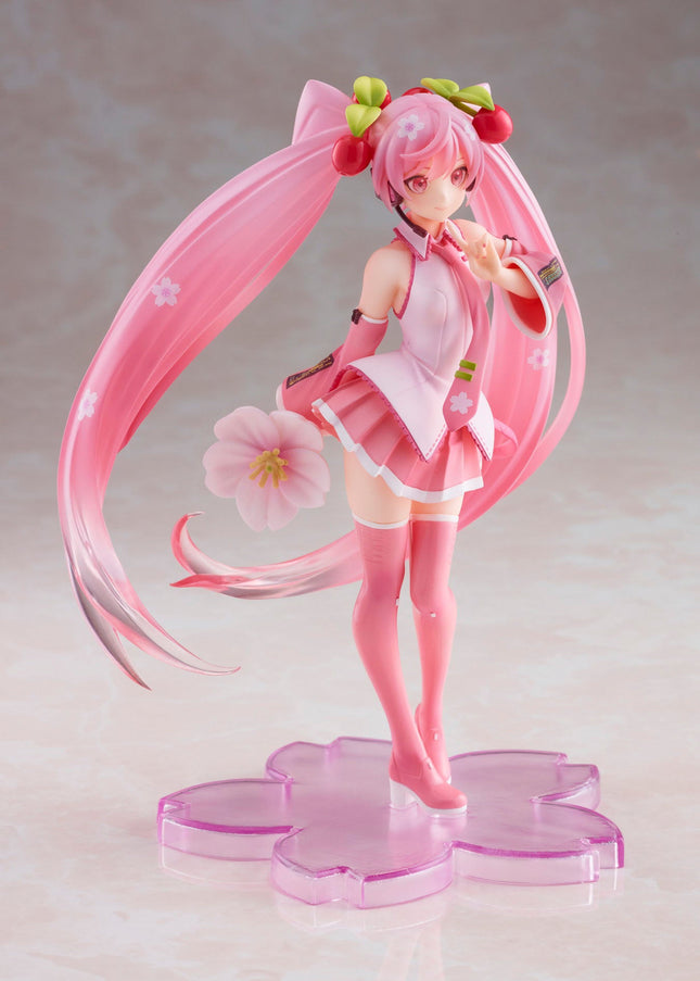 Hatsune Miku - Sakura Miku Newly Drawn 2021 Ver. Figure (Taito) — product image 2