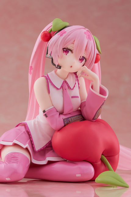 Hatsune Miku - Sakura Miku - Cherry Cushion - Desktop Cute (Taito) - product image 8