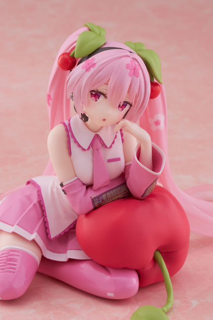 Hatsune Miku - Sakura Miku - Cherry Cushion - Desktop Cute (Taito) - product image 9