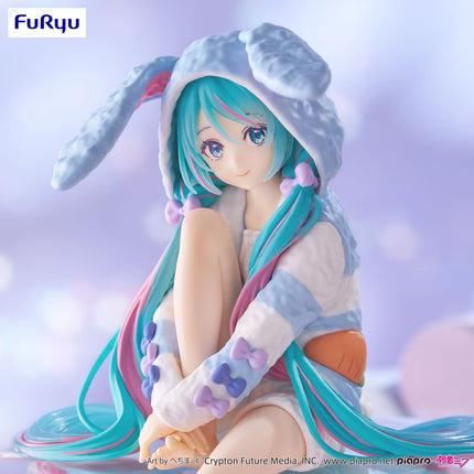 Hatsune Miku - Rabbit Ear Hood Pajama Blue Color - Noodle Stopper (Furyu) — product image 3