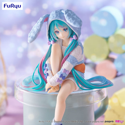Hatsune Miku - Rabbit Ear Hood Pajama Blue Color - Noodle Stopper (Furyu) — product image 5