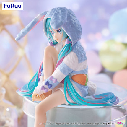 Hatsune Miku - Rabbit Ear Hood Pajama Blue Color - Noodle Stopper (Furyu) — product image 6