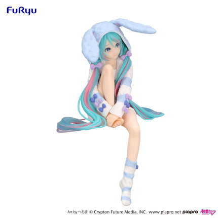 Hatsune Miku - Rabbit Ear Hood Pajama Blue Color - Noodle Stopper (Furyu) — product image 8