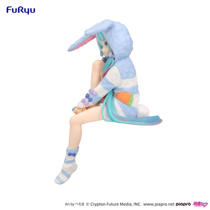 Hatsune Miku - Rabbit Ear Hood Pajama Blue Color - Noodle Stopper (Furyu) — product image 10