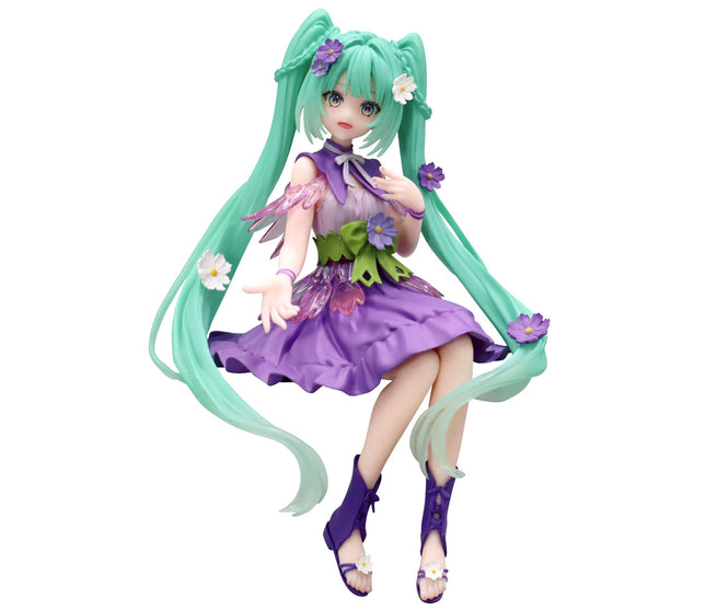 Hatsune Miku - Flower Fairy Cosmos Purple Color - Noodle Stopper Figure (Furyu) — product image 1