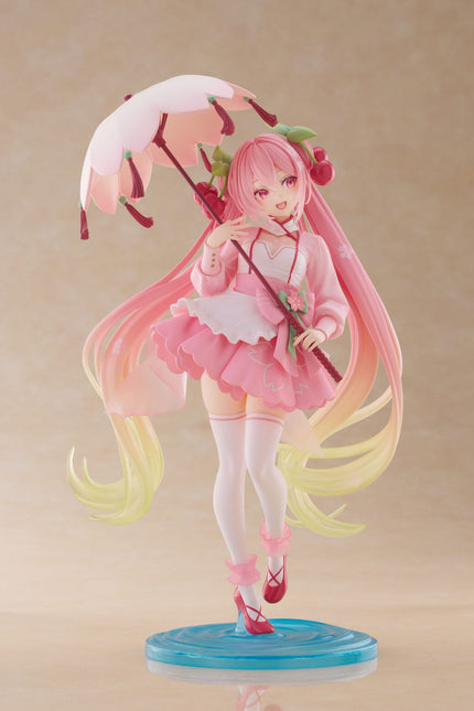 Hatsune Miku - Sakura Miku Newly Written Sakura Dress - AMP+ Figure (Taito) — product image 6