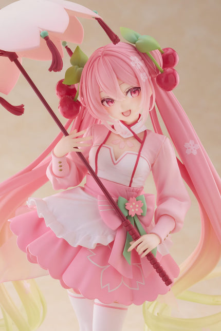 Hatsune Miku - Sakura Miku Newly Written Sakura Dress - AMP+ Figure (Taito) — product image 8