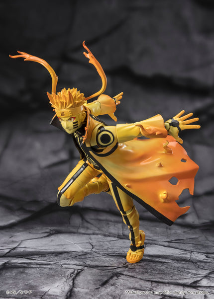 Naruto Shippuden - Naruto Uzumaki - Kurama Link Mode: Courageous Strength That Binds S.H.Figuarts Figure (Bandai Spirits) — product image 4