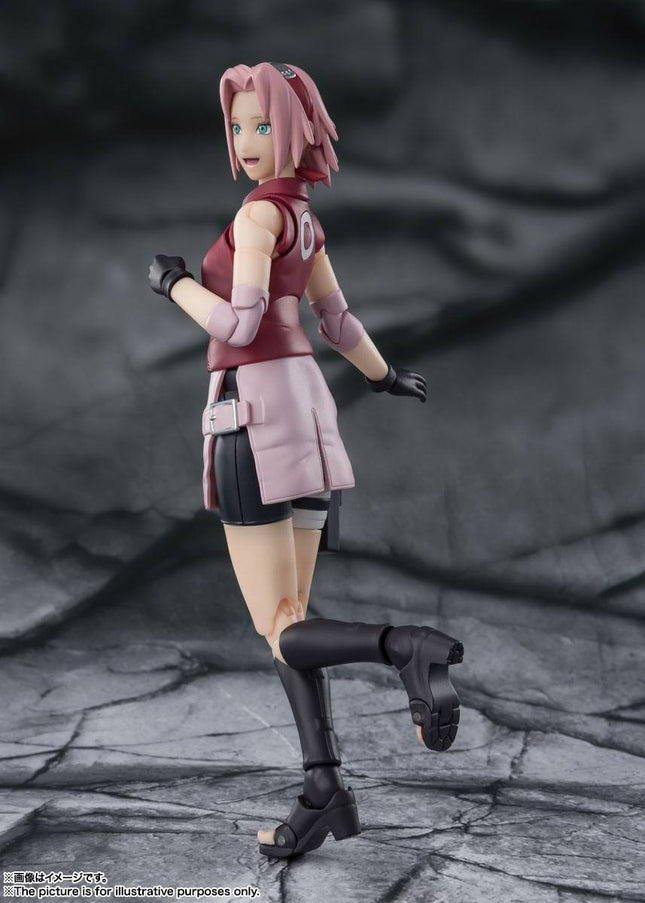 Naruto Shippuden - Sakura Haruno - Inheritor of Tsunade's Indomitable Will S.H.Figuarts Figure (Bandai Spirits) (re-run) — product image 2