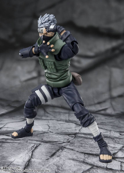 Naruto Shippuden - Kakashi Hatake - The Famed Sharingan Hero S.H.Figuarts Figure (Bandai Spirits) (re-run) — product image 4
