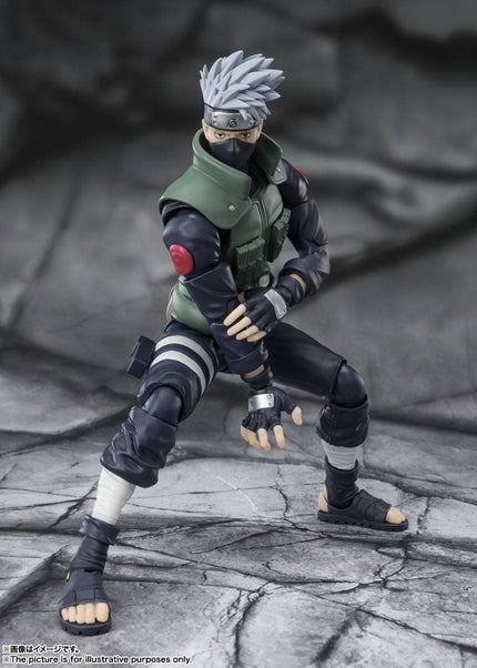 Naruto Shippuden - Kakashi Hatake - The Famed Sharingan Hero S.H.Figuarts Figure (Bandai Spirits) (re-run) — product image 5