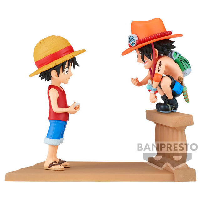 One Piece - Monkey D. Luffy & Portgas D. Ace - WCF Log Stories Figure (Banpresto) — product image 1